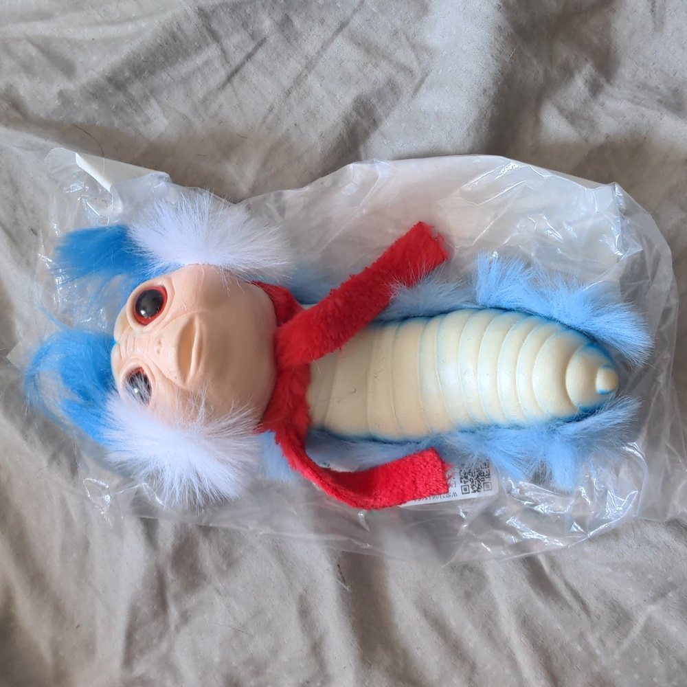 Labyrinth Worm Plush Toy New